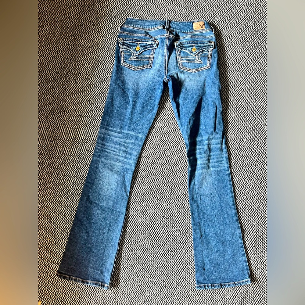 American Eagle embellished button pocket kick boot 2 regular
